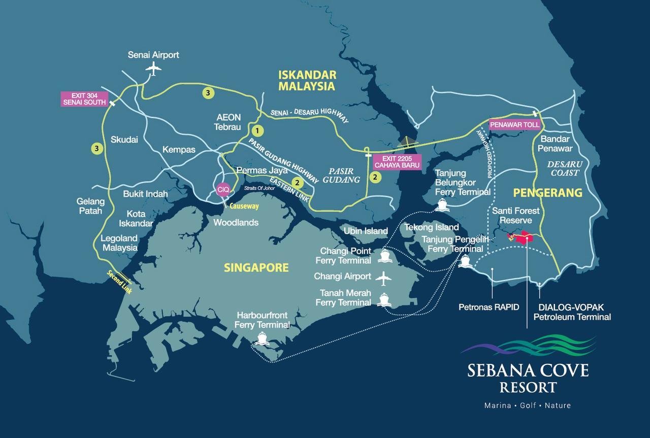Sebana Cove Resort Pengerang Eksteriør bilde